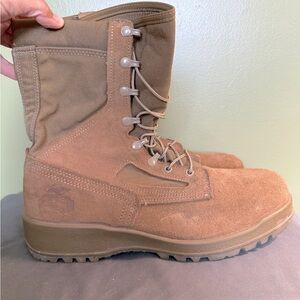 Belleville USMC Hot Weather Steel Toe Boots 550ST Brown Leather Size 11 W